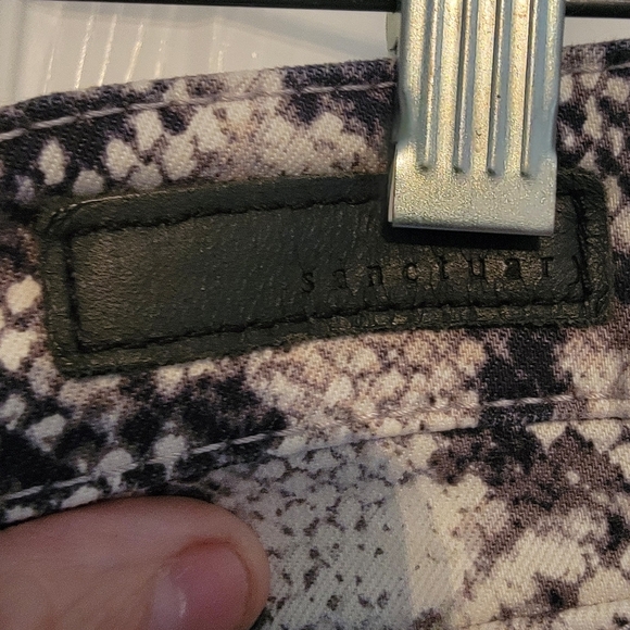 Sanctuary Snakeskin Print Mini Skirt - Picture 5 of 6